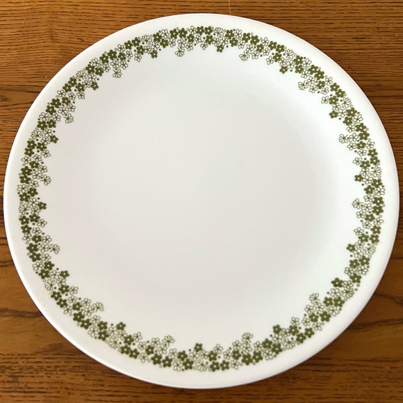 Corelle Other - (4) VINTAGE Corelle by Corning Spring Blossom Crazy Daisy Green Luncheon Plates